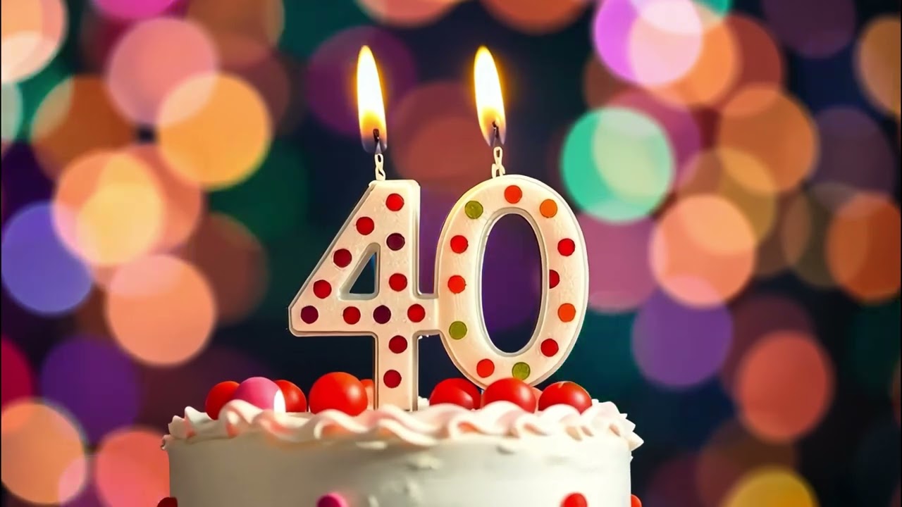 4 Hours of 40th Birthday Celebration Music & Decorations  Party Atmosphere