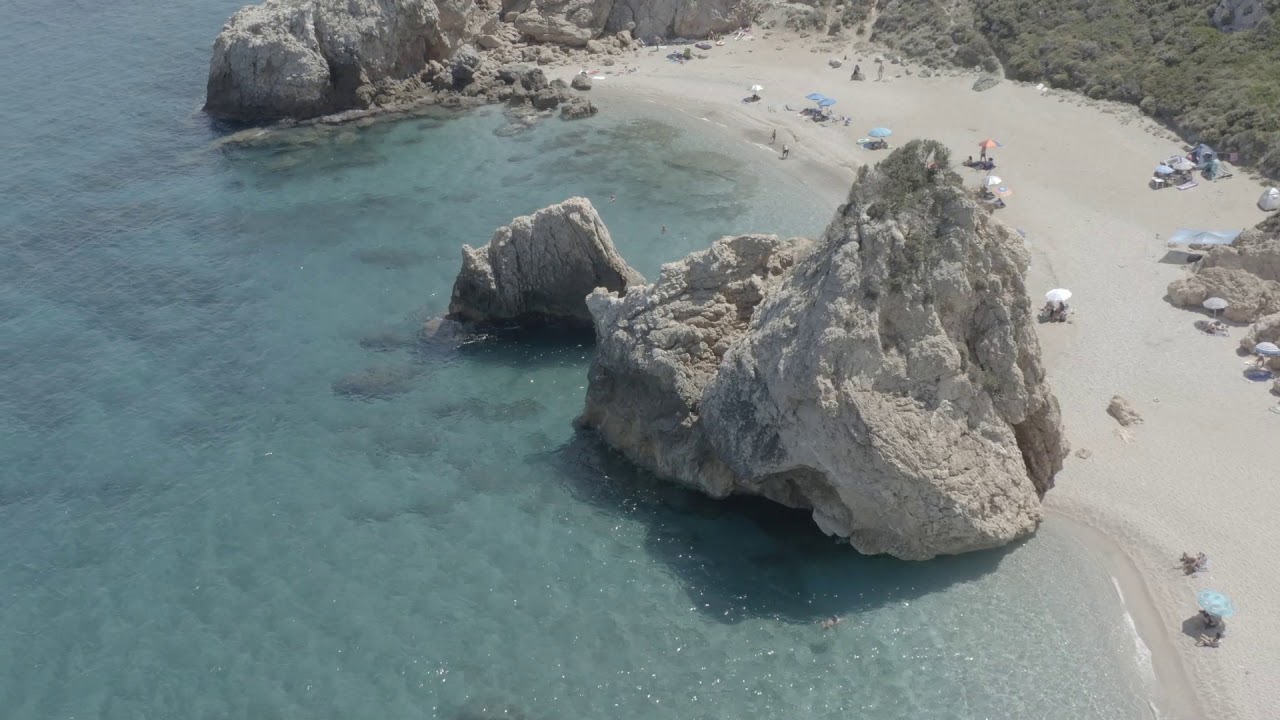 Pelion (Greece): Potistika Beach in Summer (4K Drone Video)