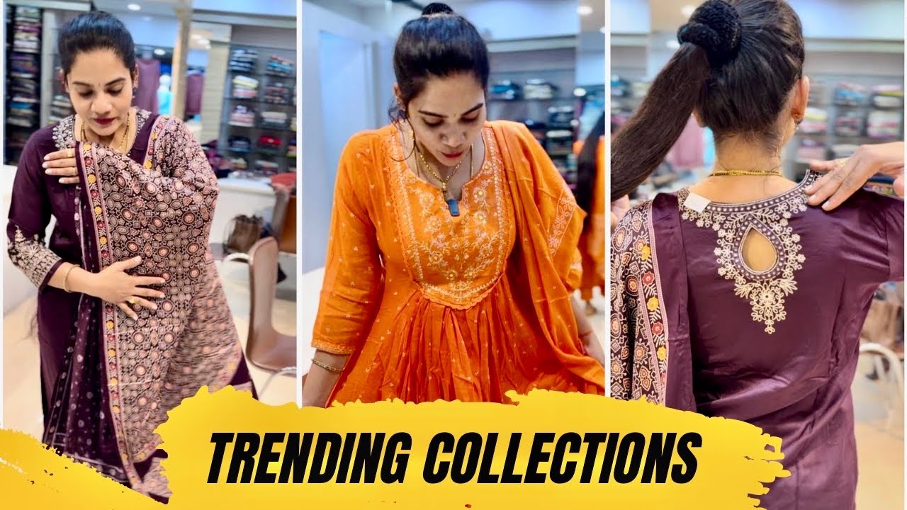 New Most Trending 3 peice sets - designer 3pc kurti sets Festival collection #sridurgaexclusive