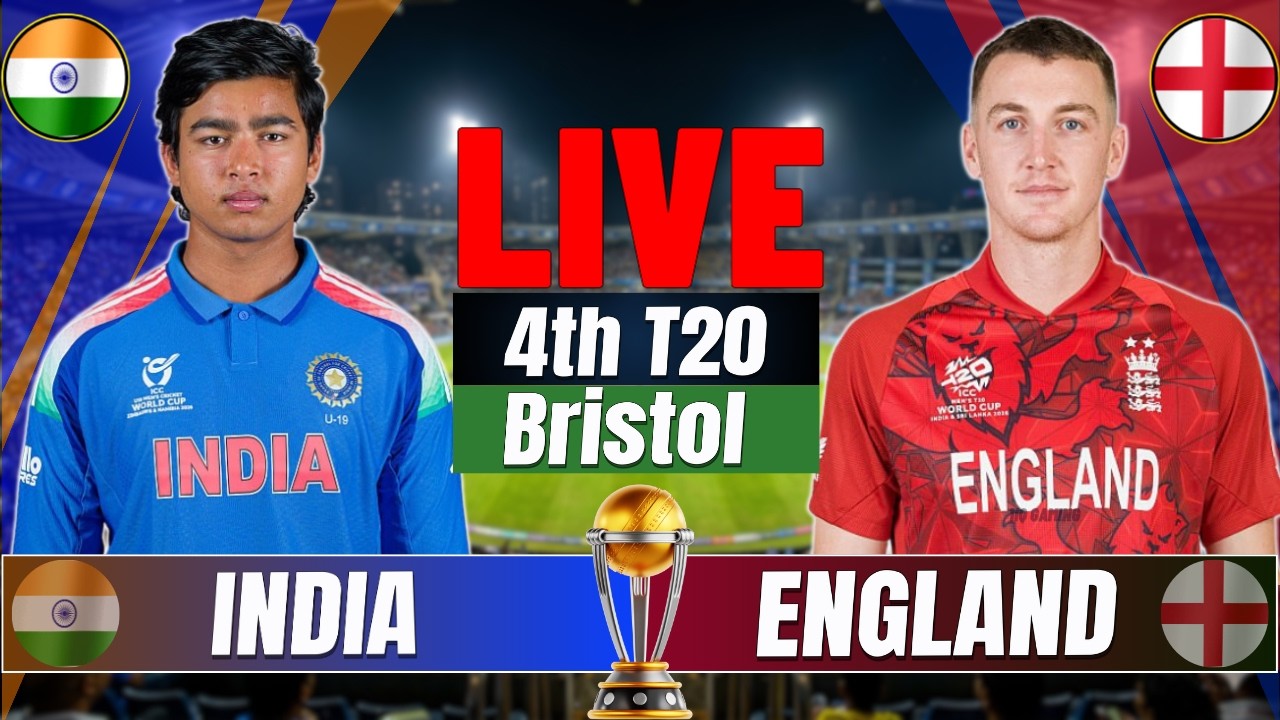 🔴LIVE: India vs England ,4th T20 | Live Cricket Match Today | IND vs ENG Live