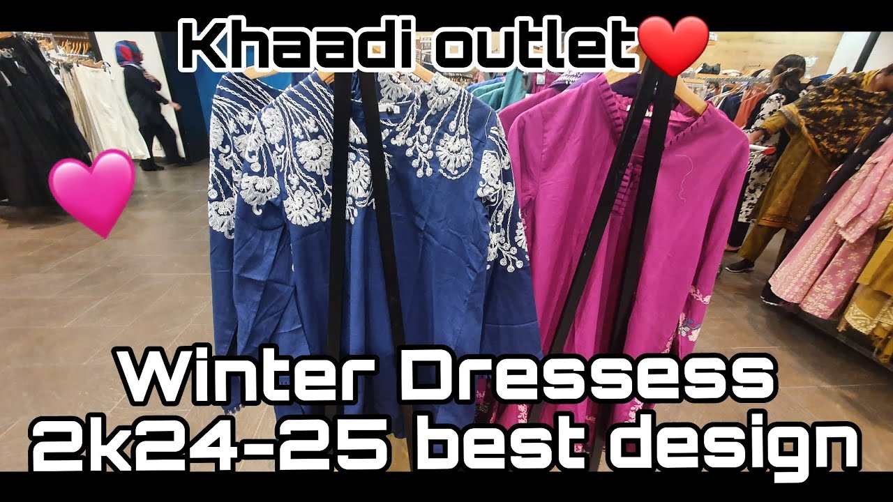 Khaadi outlet | Winter Dresses 2k24-25 best design | Best variety | Ayesha's Cook and Vlog❤