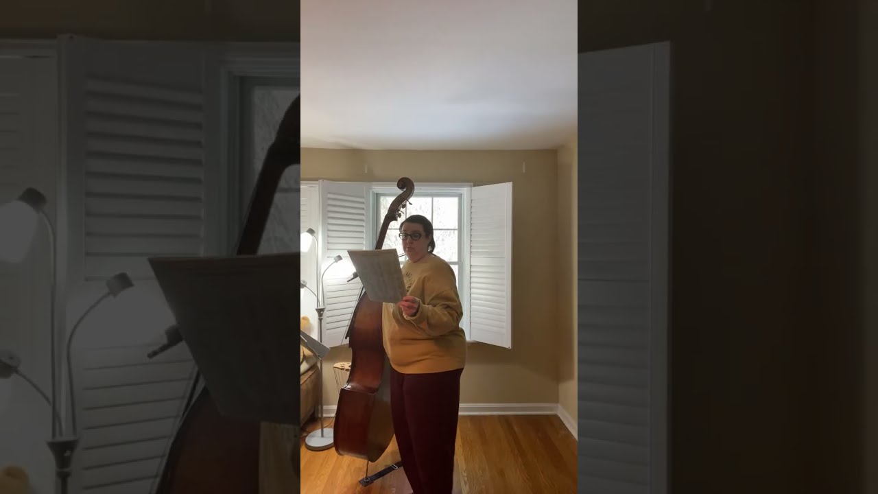 Live Casual Double Bass Practice, Tuning, Scales, Gershwin, Schubert, Vivaldi