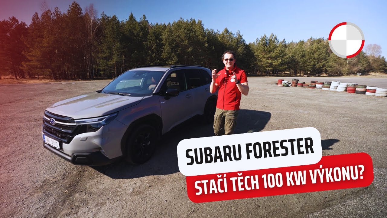 Martin Vaculík prohání nové Subaru Forester po uzavřené trati!