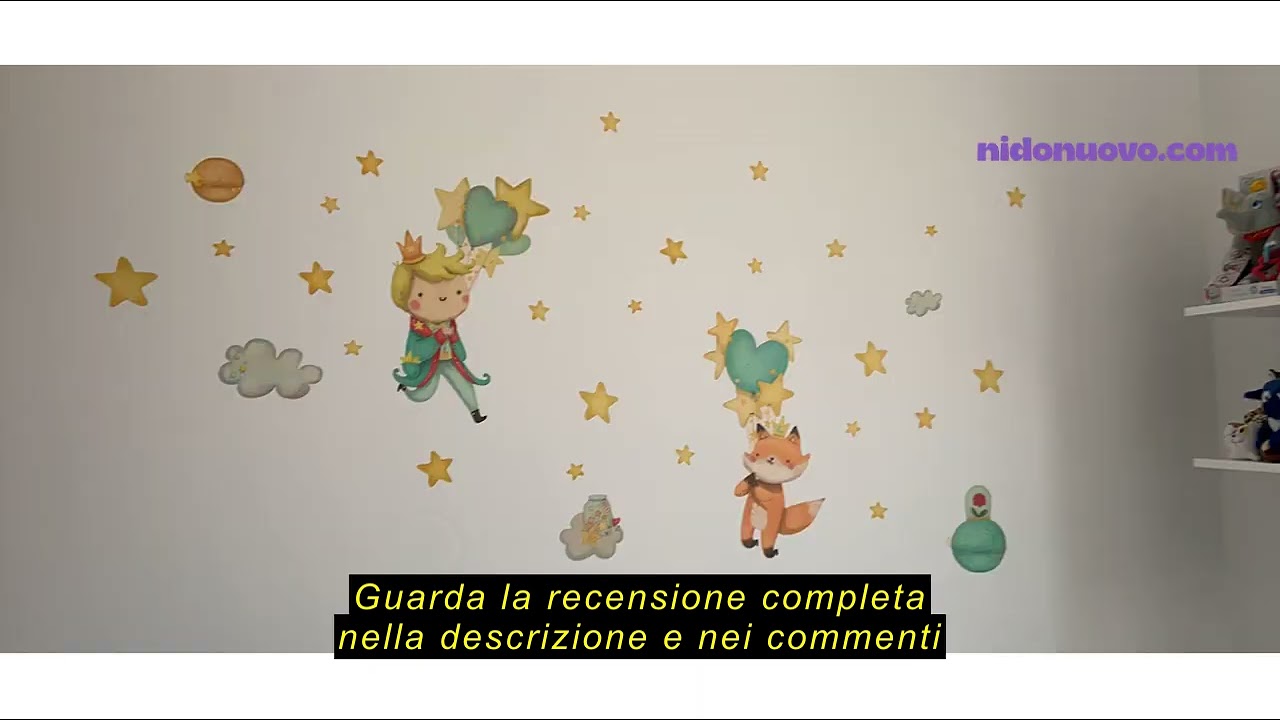 Recensione del kina - Adesivo Murale Bambini Decorazione Parete Cameretta R00588 - Eco-Tessuto, Ecol