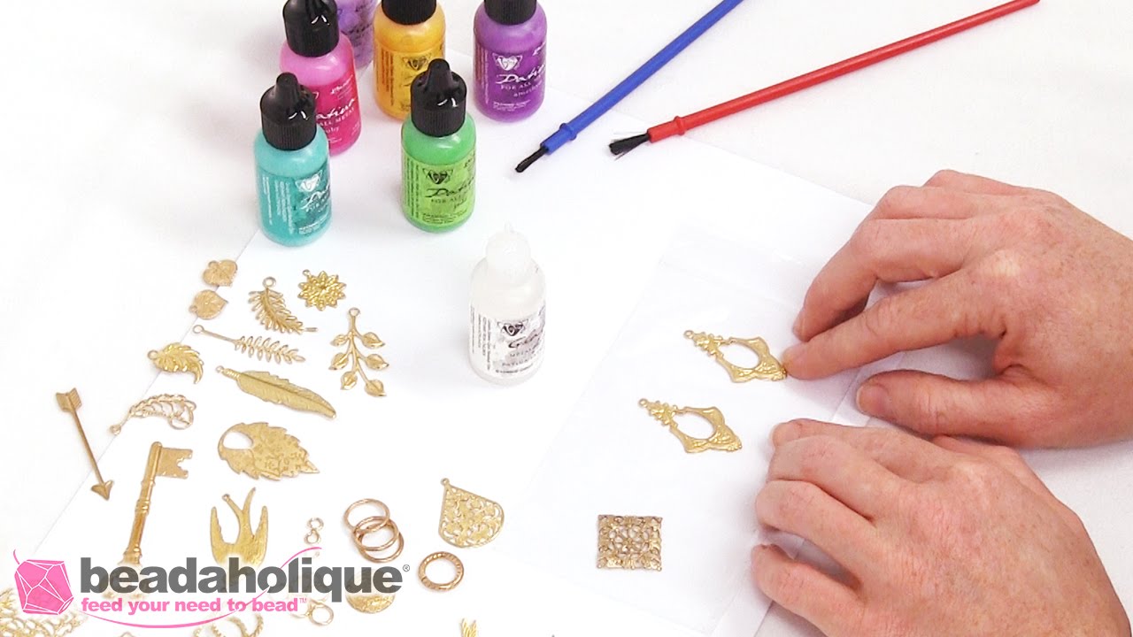 How to Seal and Colorize Vintaj Vogue Raw Brass