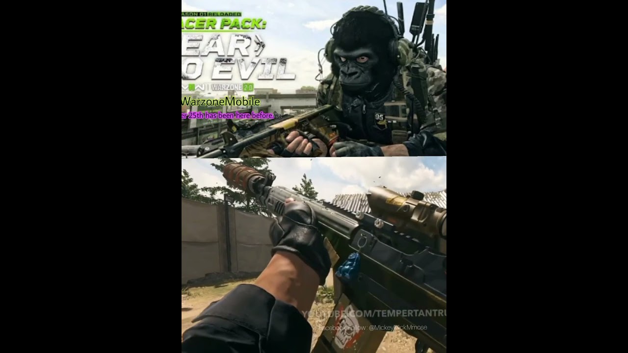 [Warzone2&WarzoneMobile] 🦍TRACER PACK: HEAR NO EVIL Bundle 🎋