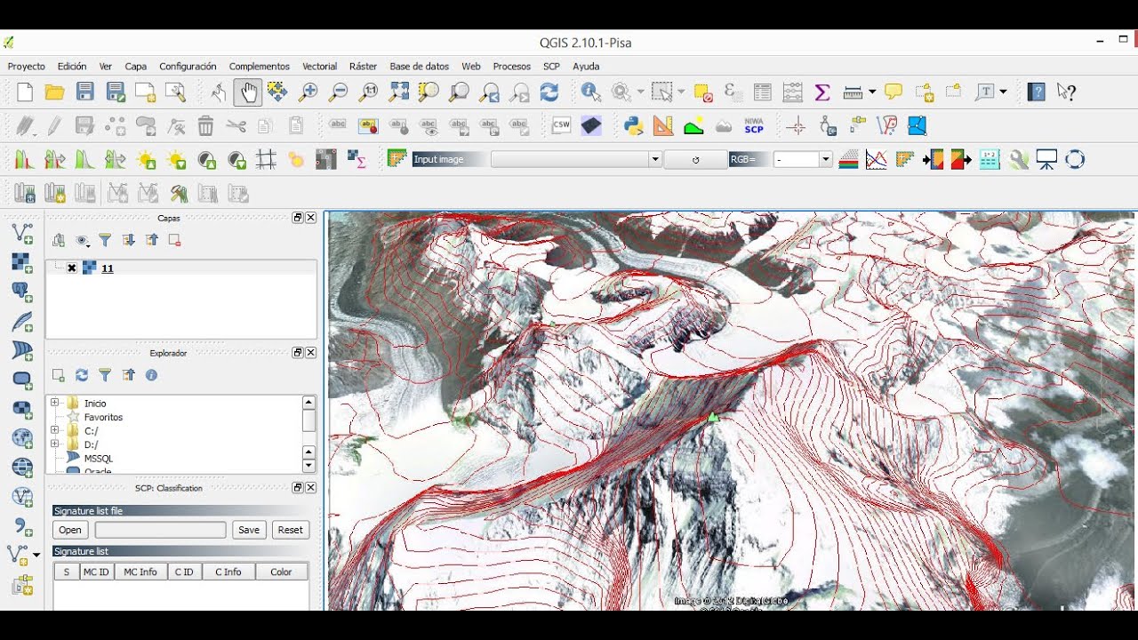 Modelos Digitales de Elevación en qGis (Hillshade / sombreadillo)