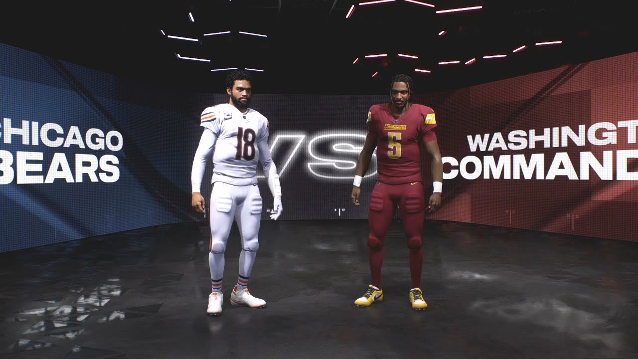 Madden NFL 25 - Chicago Bears Vs Washington  Commanders PS5 Simulation Week 6 (Madden 26 Rosters)