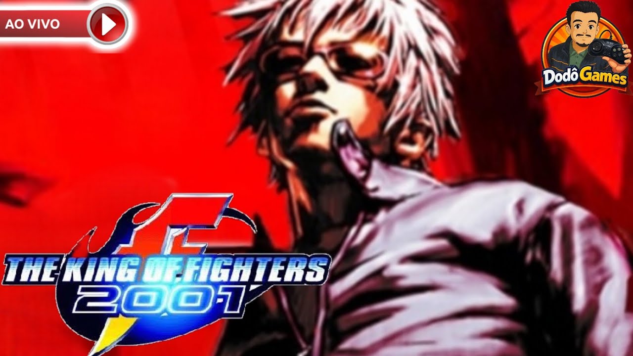 🔴KOF 2001 AO VIVO! Tentando zerar Level 1 #snk #neogeo #kof2001 #arcades