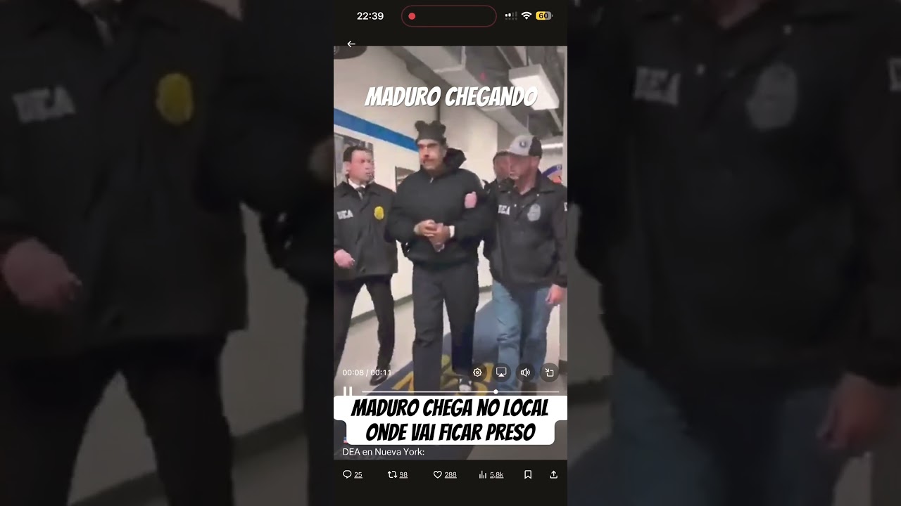 Maduro Chegando na pris&atilde;o                          #maduro #venezuela #trump