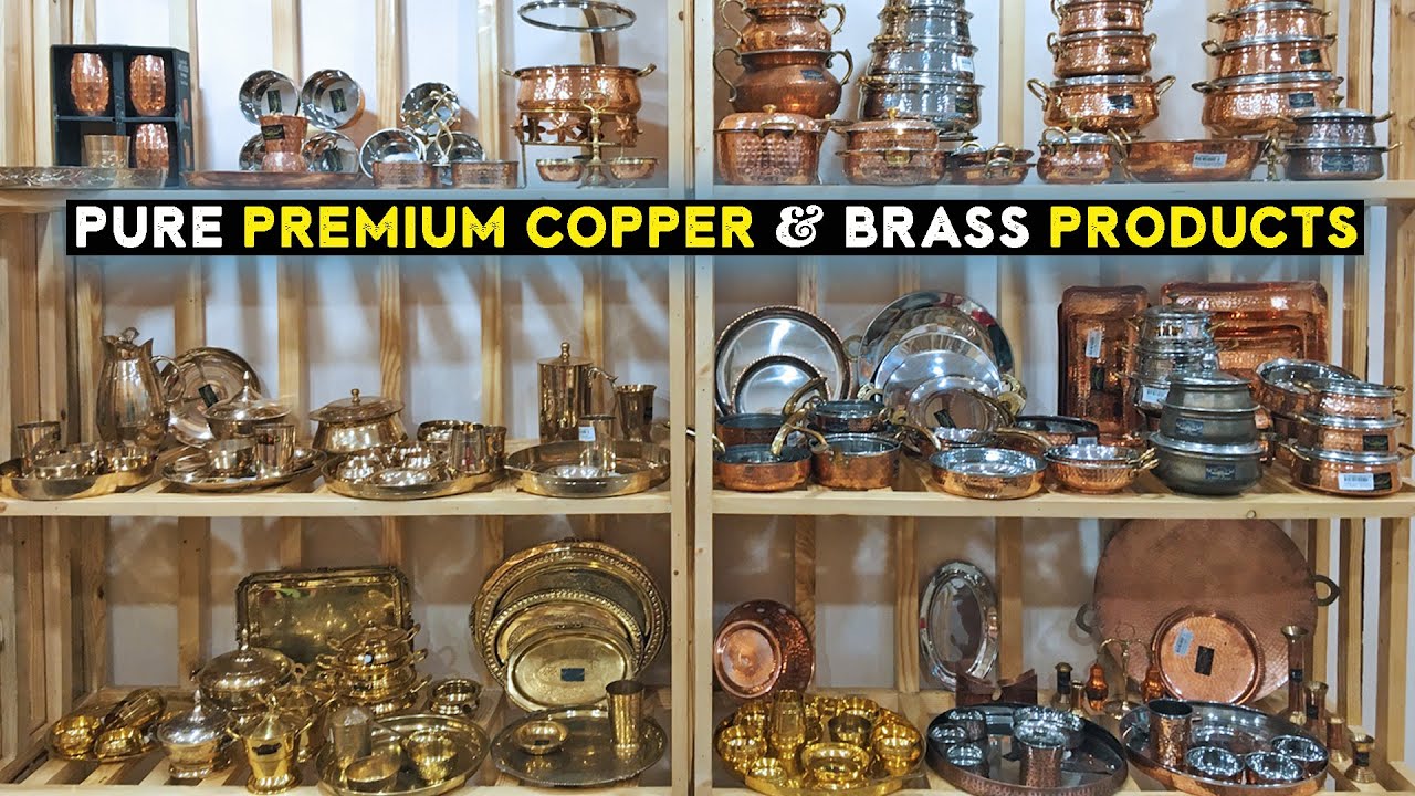 Buy Pure Copper, Brass & Stainless Steel Crockery || Premium Kitchenware || Copper & Brass Utensils