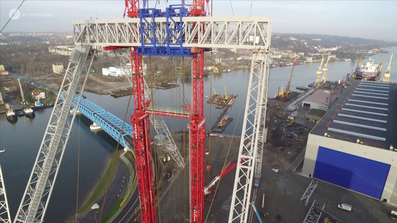 Gantry crane assembly, ST3 Offshore