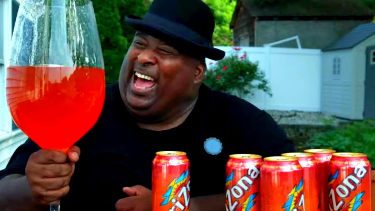 Arizona Tropsicle Huge Wine Glass Chug Challenge