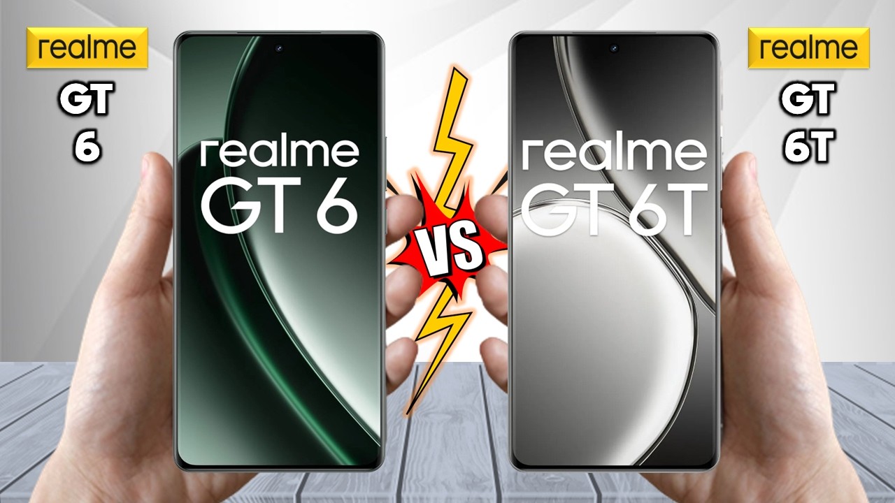 Realme GT 6 Vs Realme GT 6T - Full Comparison 🔥 Techvs