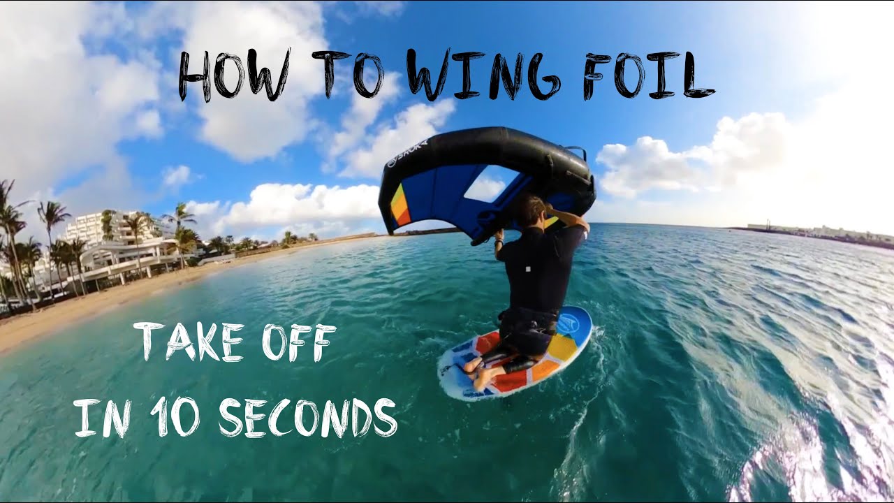How to Wing Foil - Take off in 10 seconds with Bruno SROKA