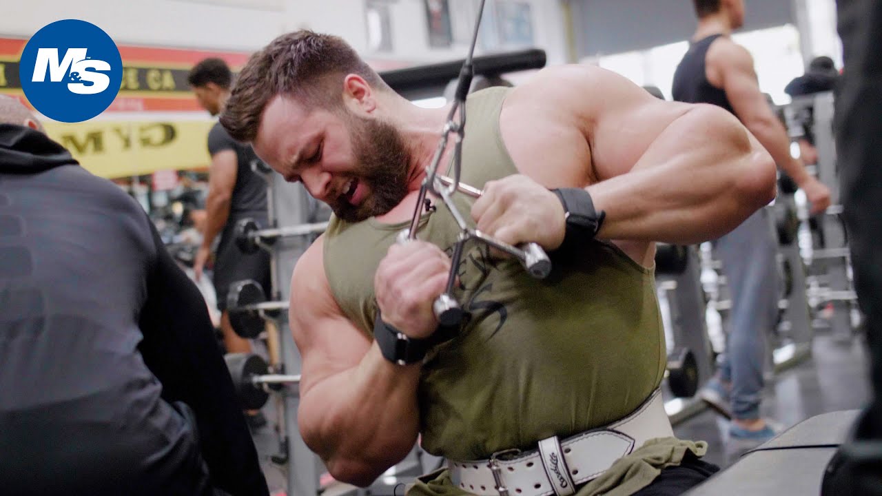 Regan Grimes' Back Workout at the Mecca w/ Chris 