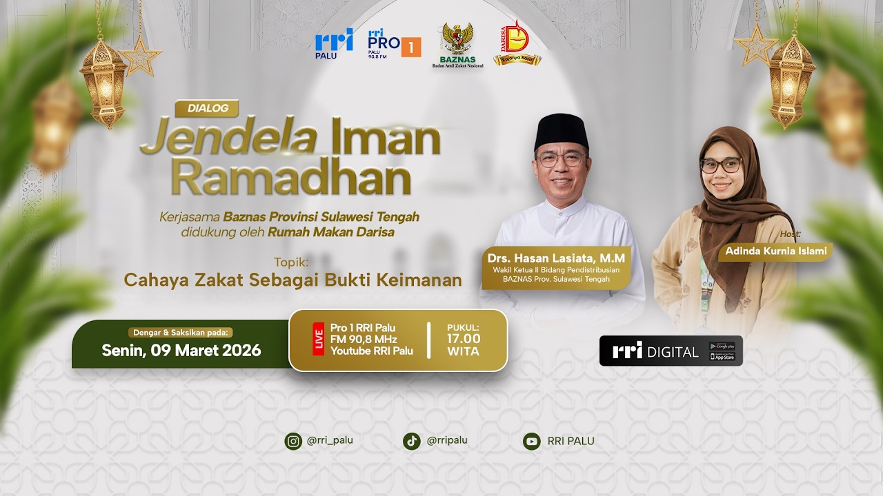 JENDELA IMAN RAMADHAN - CAHAYA ZAKAT SEBAGAI BUKTI KEIMANAN