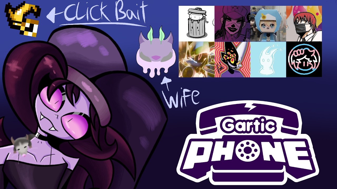 Gartic Phone with cool art friends