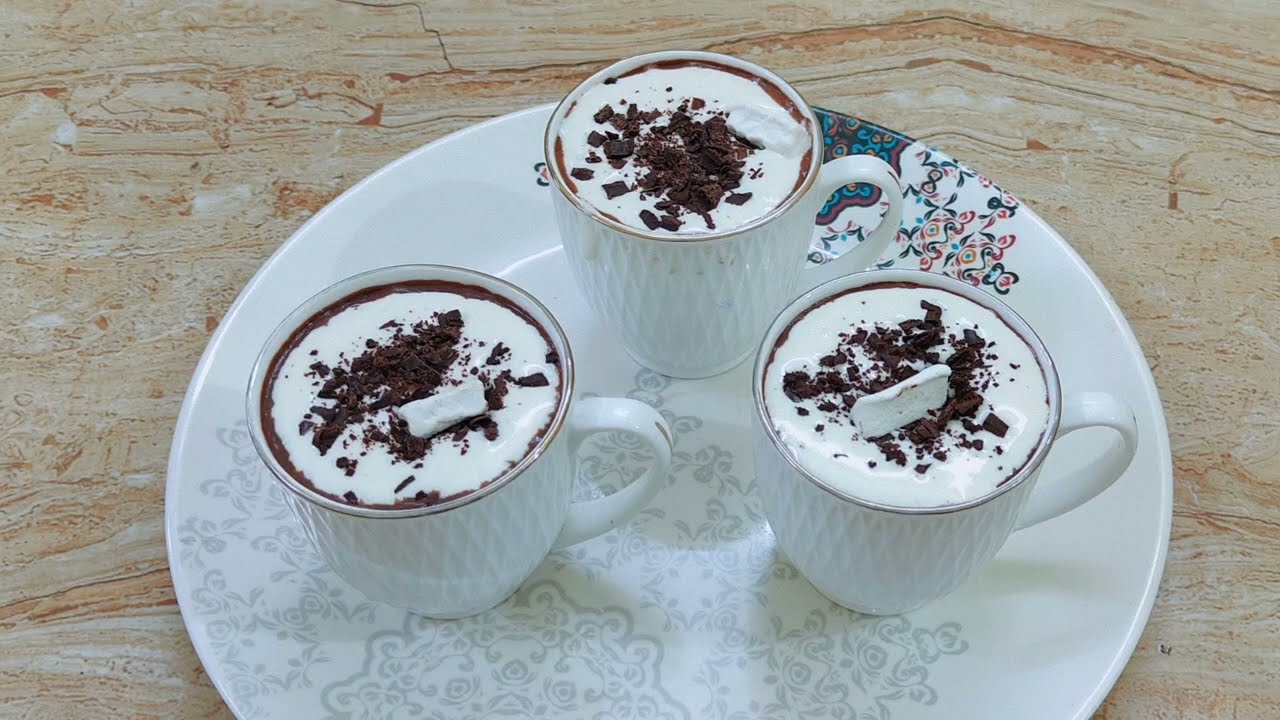 Cafe style Italian hot chocolate ☕