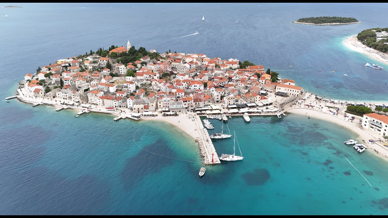Chorwacja z lotu ptaka - Primošten