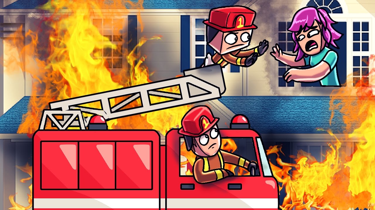 Minecraft | Who's Your Daddy Family? How to Survive a Fire Apocalypse! (Baby Fireman)
