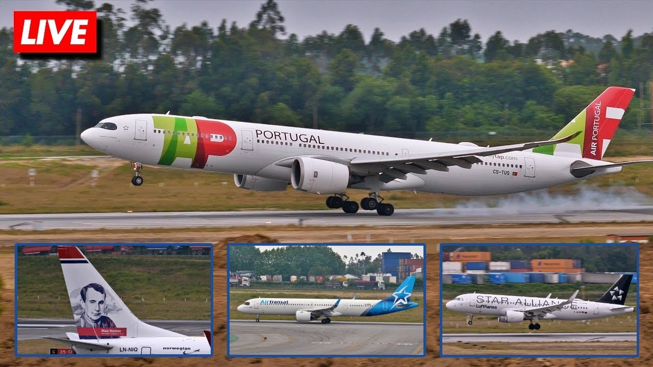 LIVE 🔴 PORTO AIRPORT  -  MAY 18, 2025