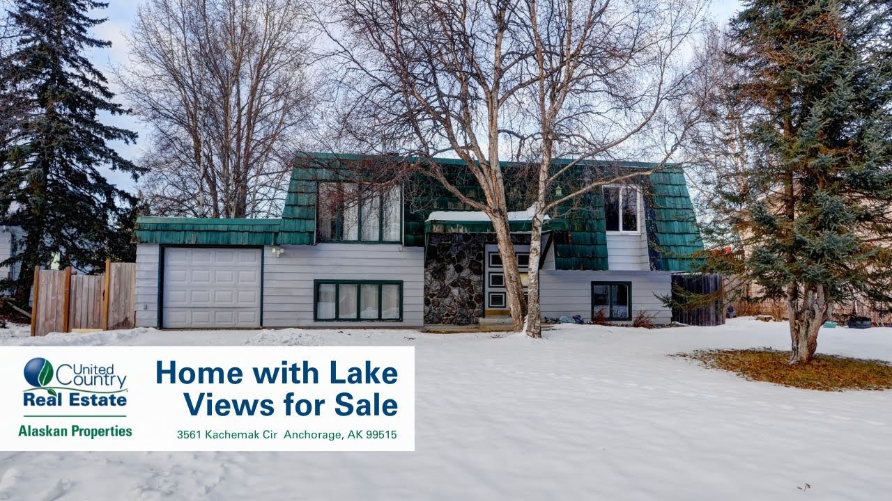 Home for Sale with Lake Views in Anchorage, Alaska