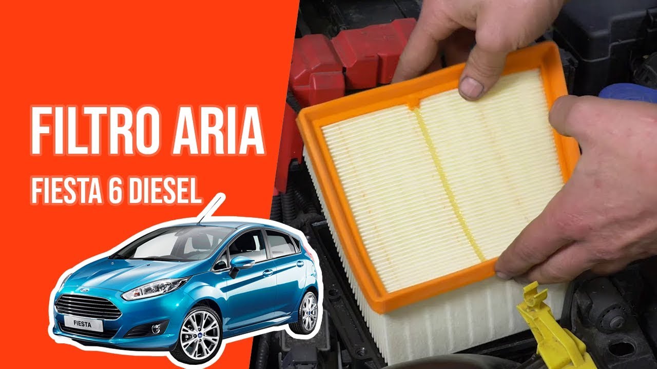 Cambio filtro aria FIESTA 6 1.4 TDCI 💨