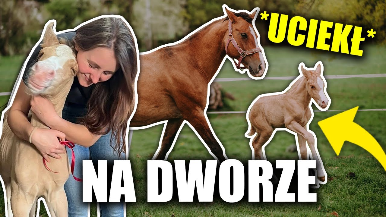 PIERWSZY RAZ NA DWORZE! 😍 *UCIEKŁ?!*