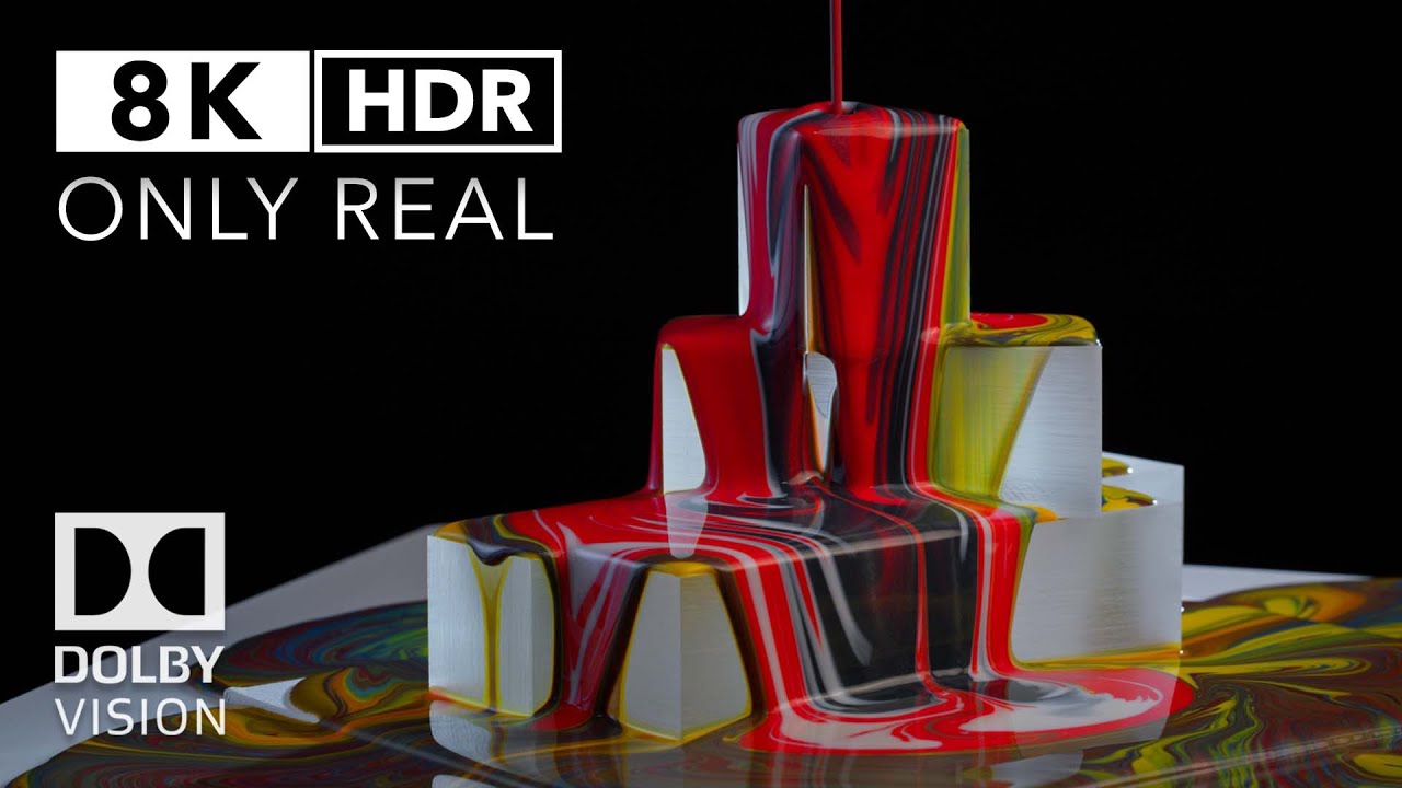 Ink Art Part II 8k HDR 60fps Dolby Vision
