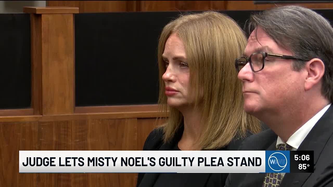 Judge vacates hearing, lets Misty Noel&rsquo;s guilty plea stand
