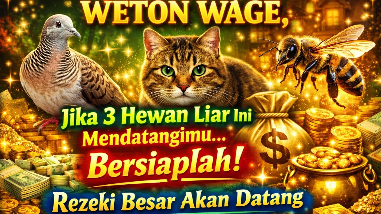 WETON WAGE! JIKA 3 HEWAN LIAR INI MENDATANGIMU, BERSIAPLAH!! REZEKI BESAR AKAN DATANG!!!.