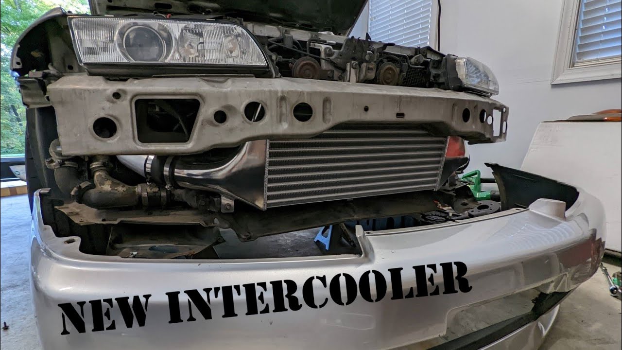 Installing New Front Mount Intercooler for the R32 GTR