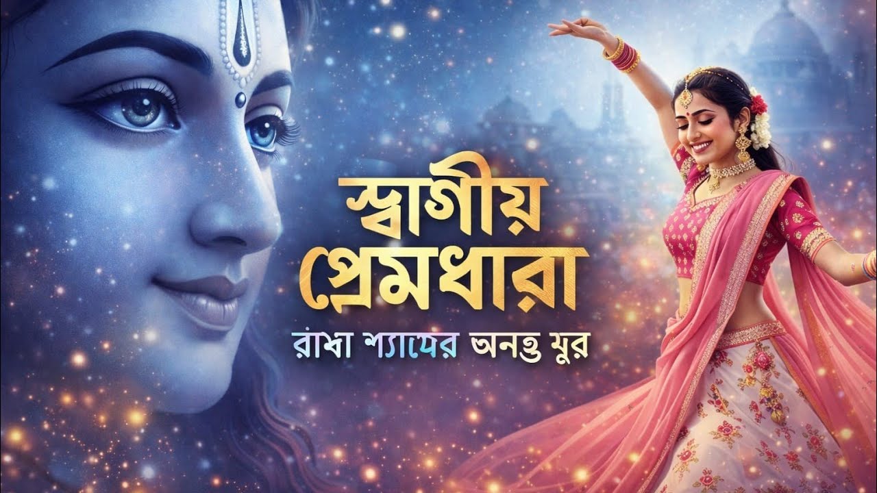 রাধা কৃষ্ণের দিভ্য প্রেম | বৃন্দাবনের চিরন্তন সুর | আধ্যাত্মিক বাঁশির সংগীত। Krishna Geet।