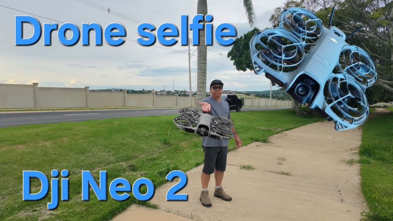 Drone Selfie Top! DJI Neo 2 em ação 📸 