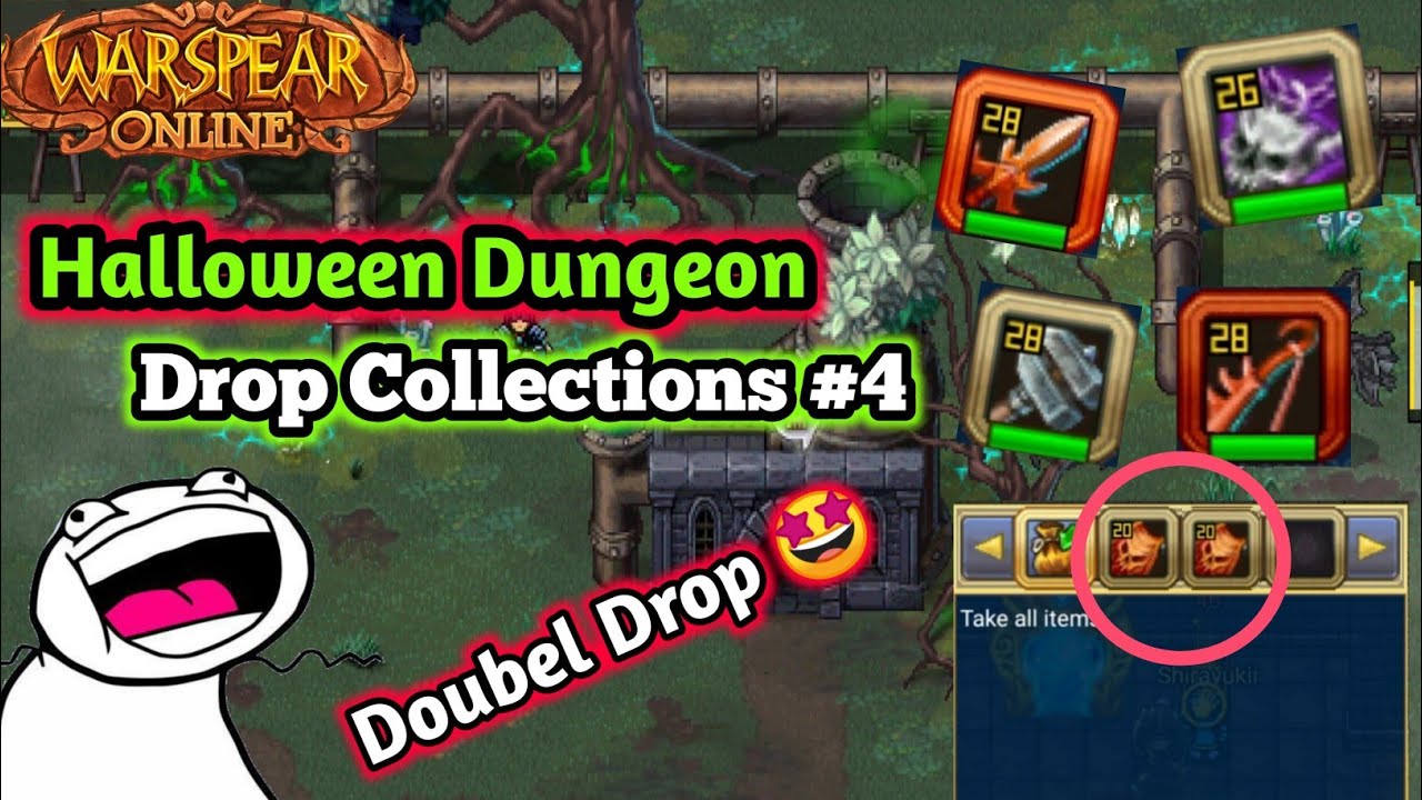 Warspear Online - Drop Collections Horror Dungeon #4 | Doubel Drop 🔥Doubel You Chance🤩