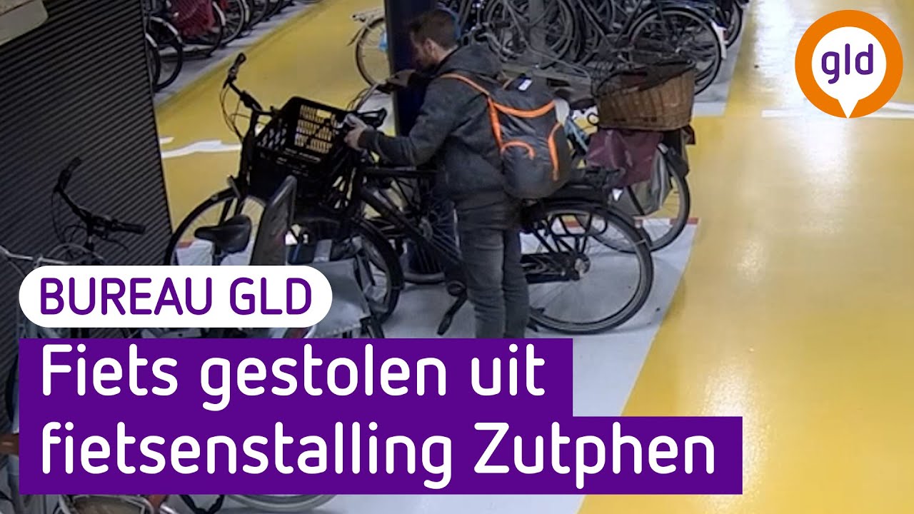 Fietsendief steelt e-bike in fietsenstalling | Bureau GLD