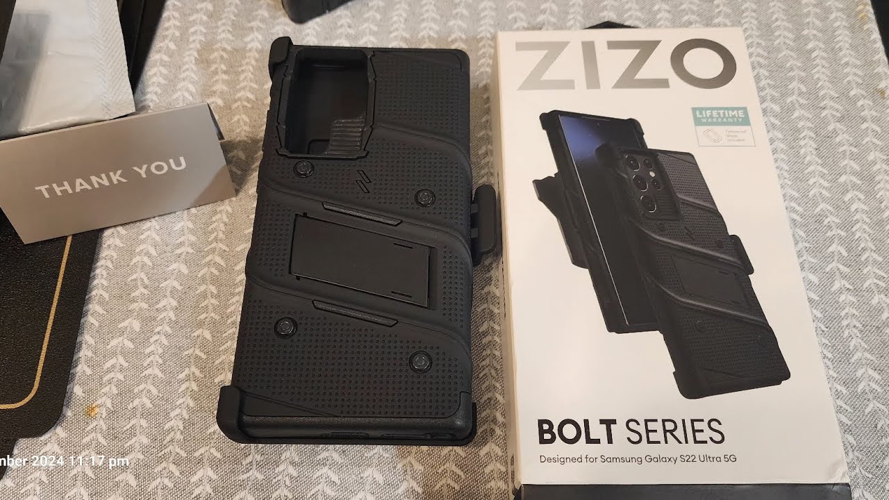 ZIZO / BOLT SERIES:  PHONE CASE AND HOLSTER UNBOXING [Samsung Galaxy S22 Ultra]
