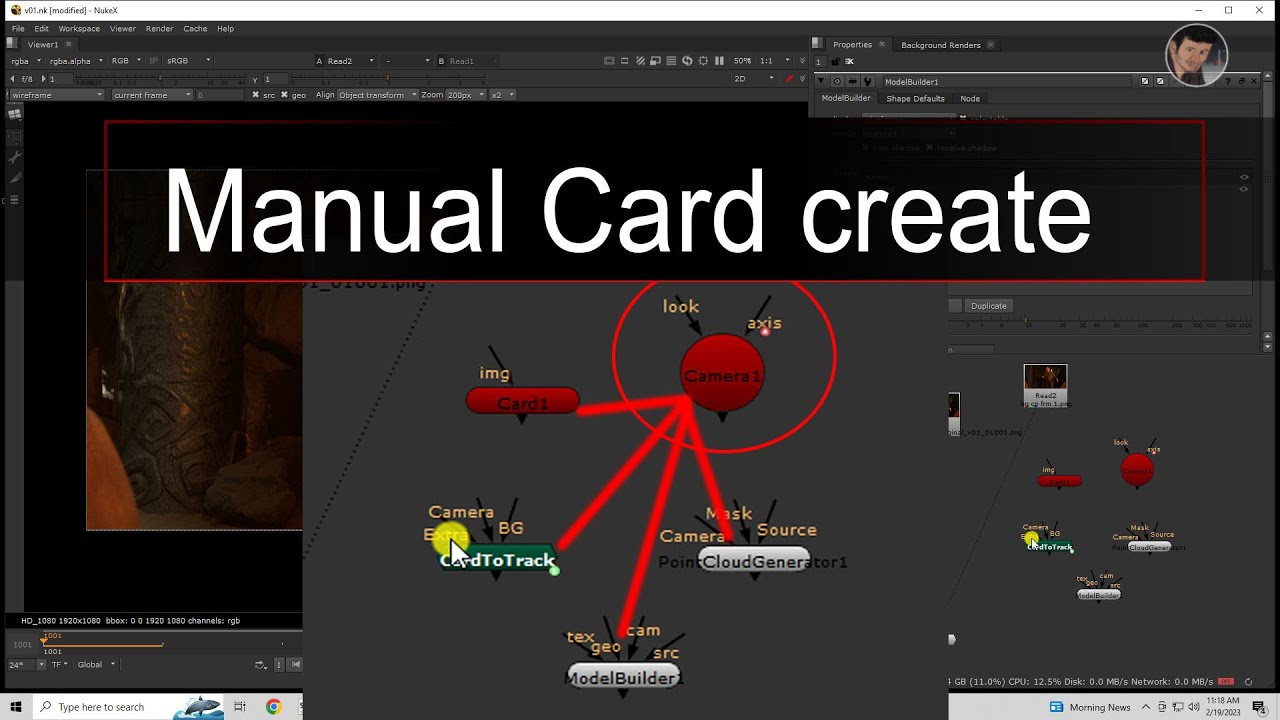 Manual Card Create in Nuke