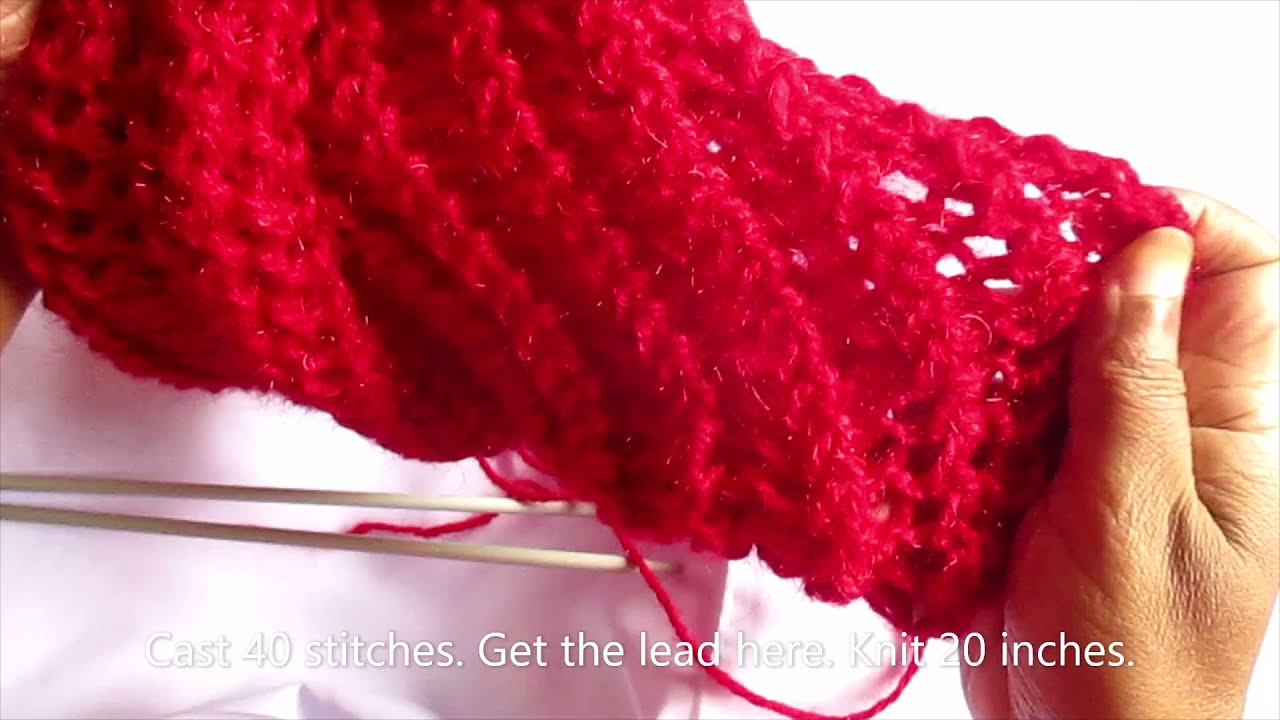 How to Knit Honey Hives ? - Best for Neck Warmers