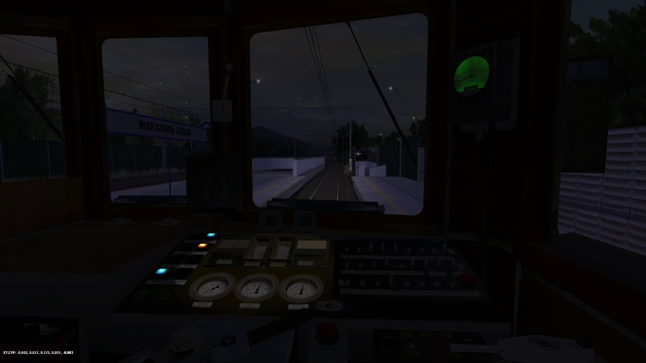 Trainz: Pruszków - Wwa Zachodnia (wieczór)