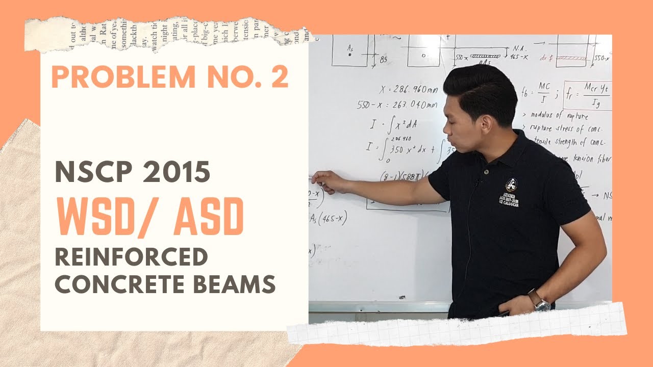 WSD/ ASD Uncracked (Cracking Moment) Stage 1 - Prob. 2 - RC Beams NSCP 2015