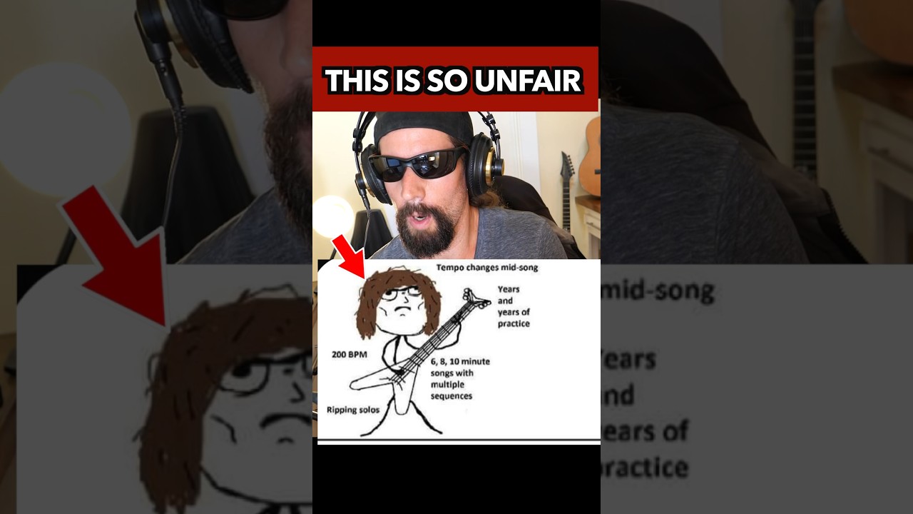 Most unfair thing about playing guitar