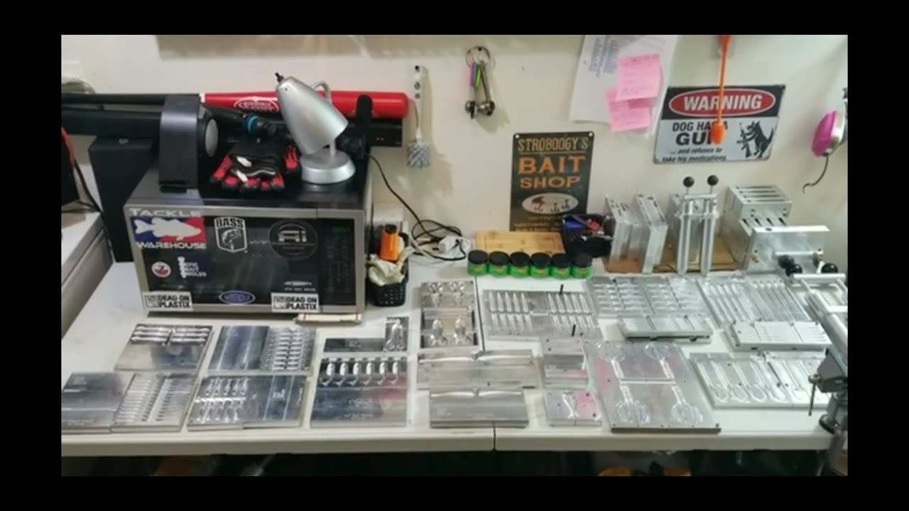 New Molds. Epic Bait Molds, Angling A.I., Fatguysfishing. Making Baits using Motor Oil