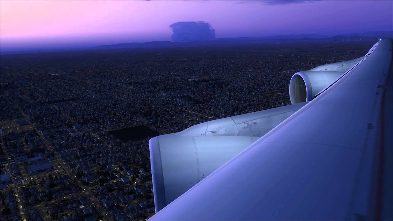 FTX Global / FTX Vector 747-300 over Los Angeles