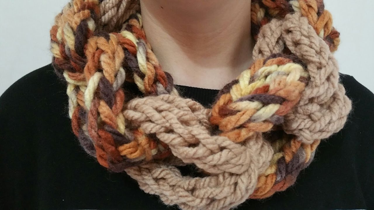 Scaldacollo catena uncinetto/crochet scarf