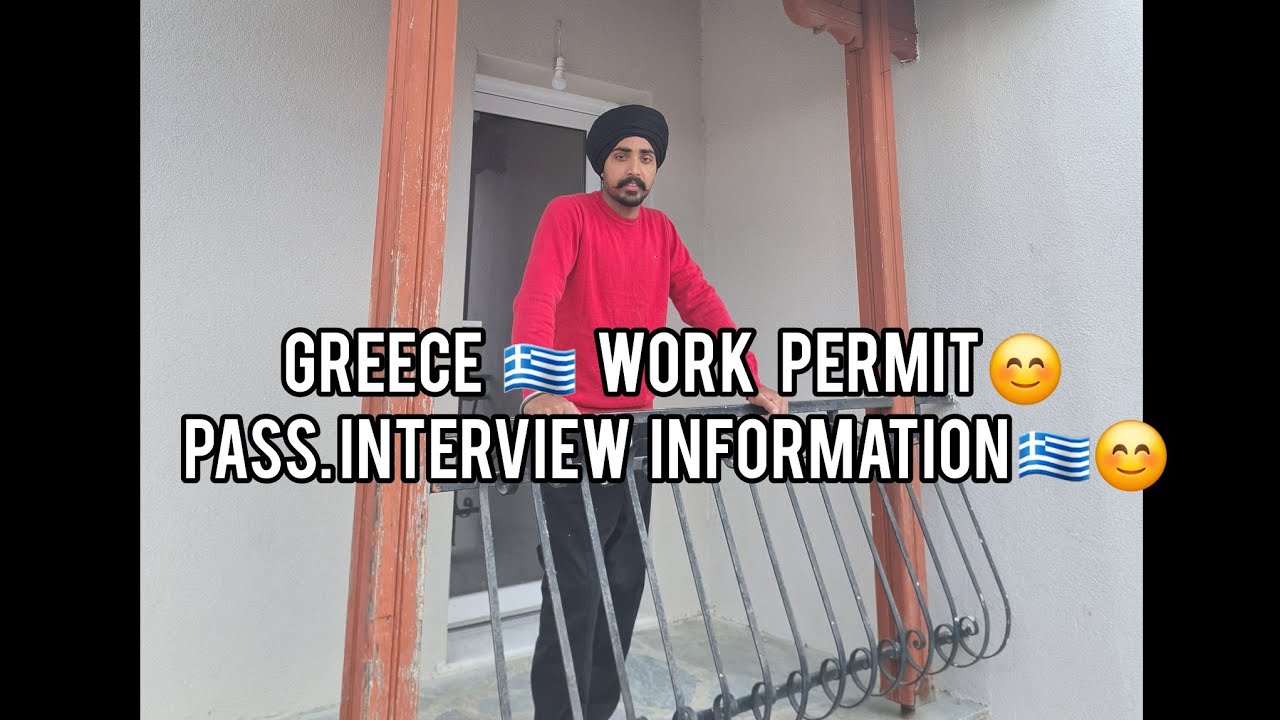 Greece Country 🇬🇷  Work permit 😊