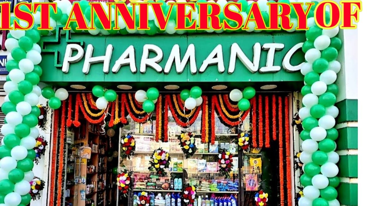 1ST ANNIVERSARY DECORATION OF PHARMANIC MEDICINE STORE BHUBANESWAR || DECOR BY NEWPINCH DECORATIONS