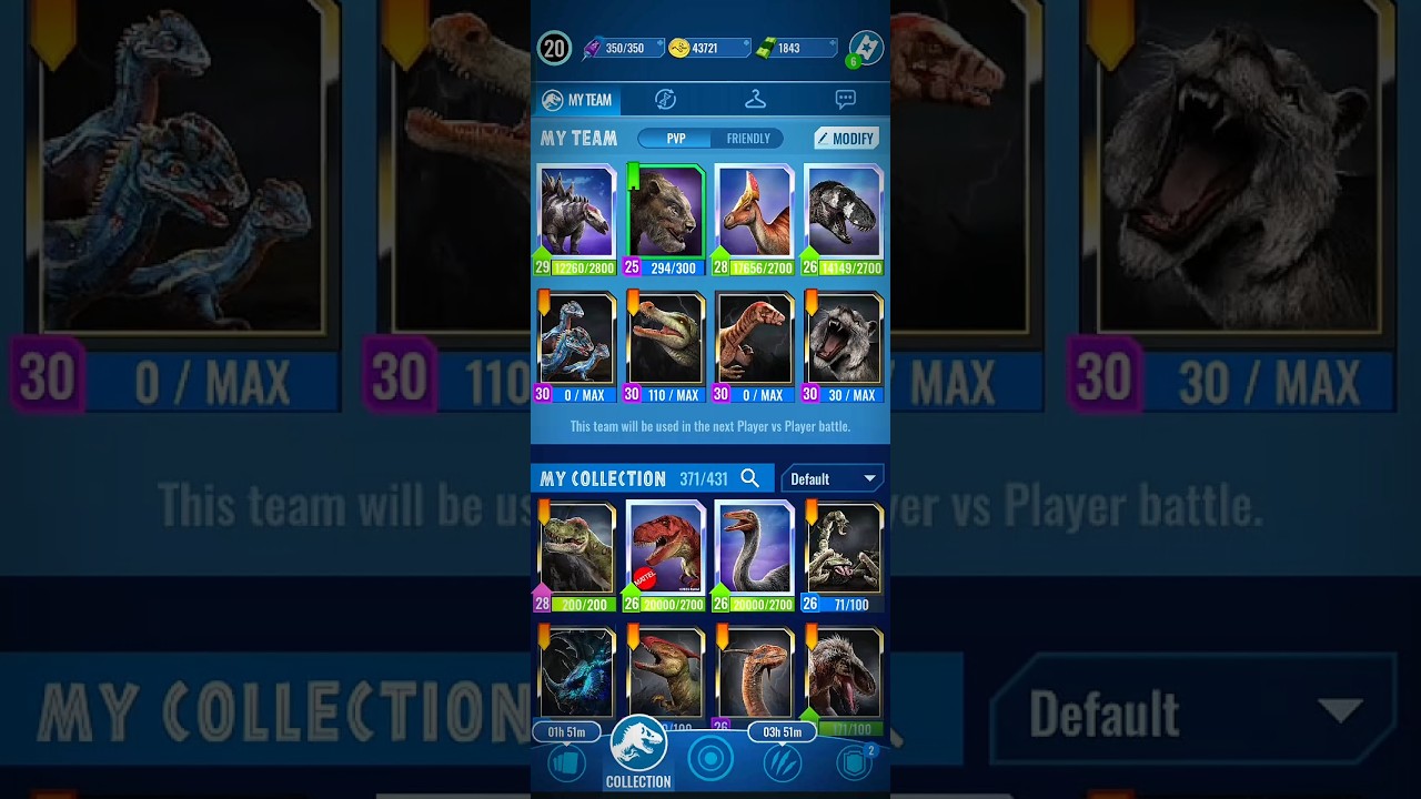 +2 new Feature in Update version 3.11 - Jurassic world alive #shortvideo