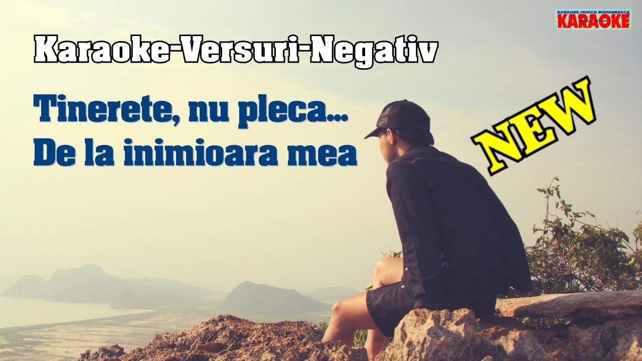 Karaoke - Tinerete nu pleca - Versuri - Negativ